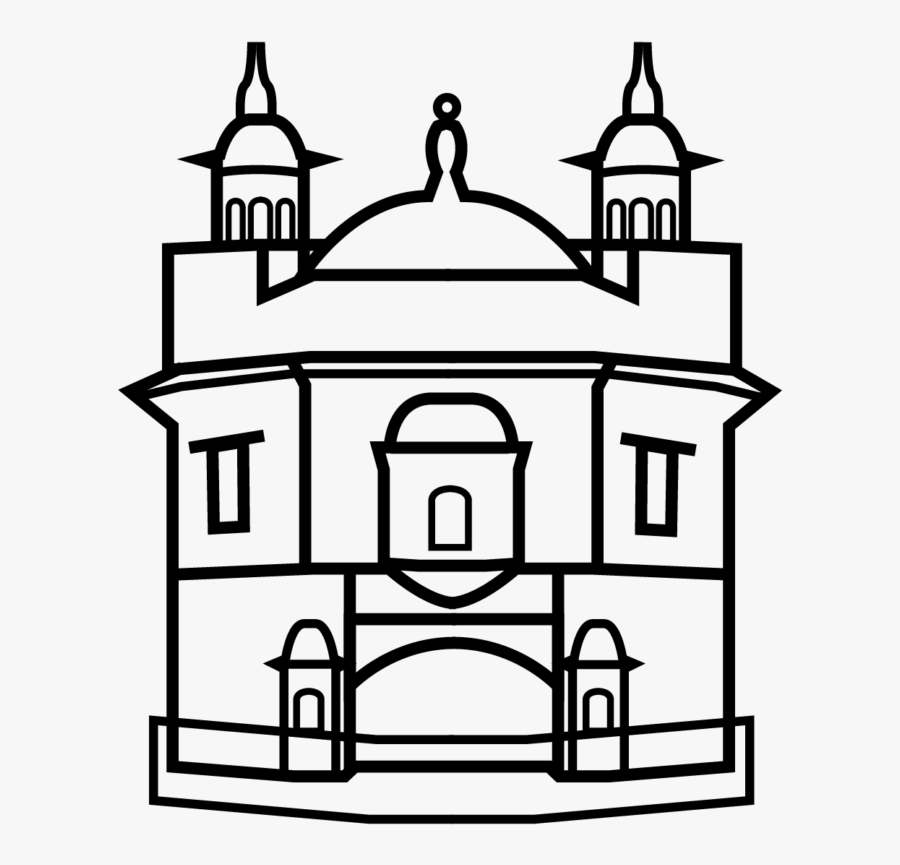 golden temple black and white icons free transparent clipart clipartkey golden temple black and white icons