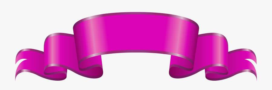 View Full Size - Banner Pink Clipart, Transparent Clipart