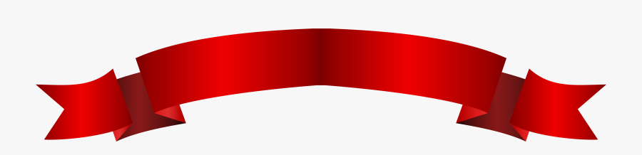 Red Banner Long Png Transparent Clip Art Imageu200b - Transparent Banner Flag Png, Transparent Clipart