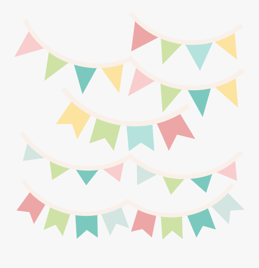 Cute Banners, Baby Banners, Cutting Tables, Wedding - Pennant Png, Transparent Clipart
