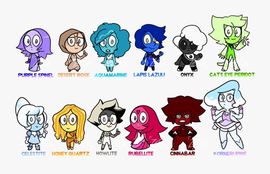 Clip Art How To Draw Gemstones - Chibi Gemsona, Transparent Clipart