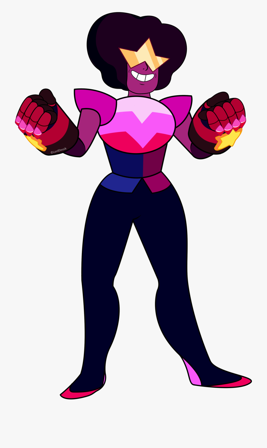 Male Garnet Steven Universe, Transparent Clipart