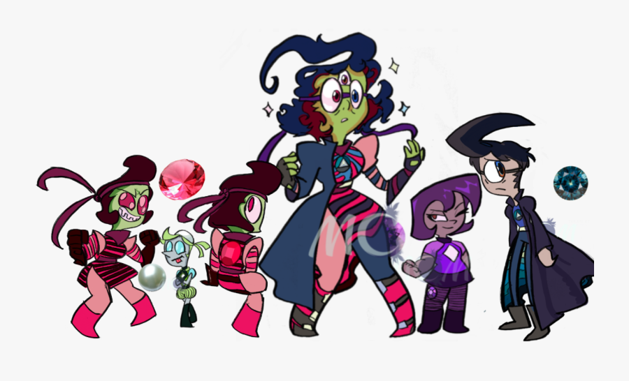 Invader Zim Steven Universe Crossover, Transparent Clipart