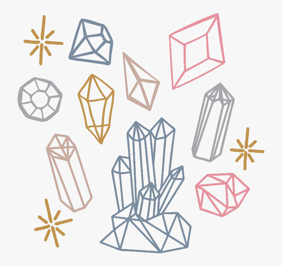 #diamonds #diamond #gems #gem #jewel #jewels #bling - Drawing, Transparent Clipart