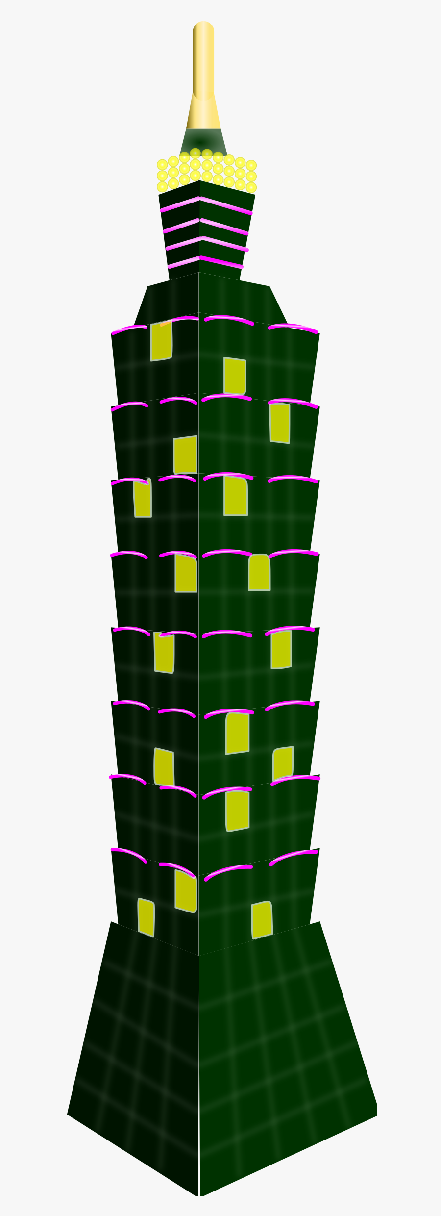 Taipei 101 Clip Arts - Taipei 101 Clip Art, Transparent Clipart
