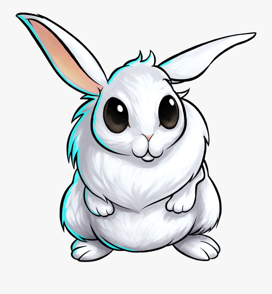 Snow Bunny - Domestic Rabbit, Transparent Clipart