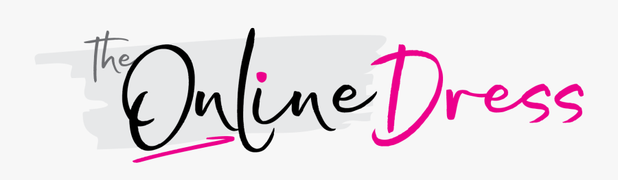 The Online Dress - Calligraphy, Transparent Clipart