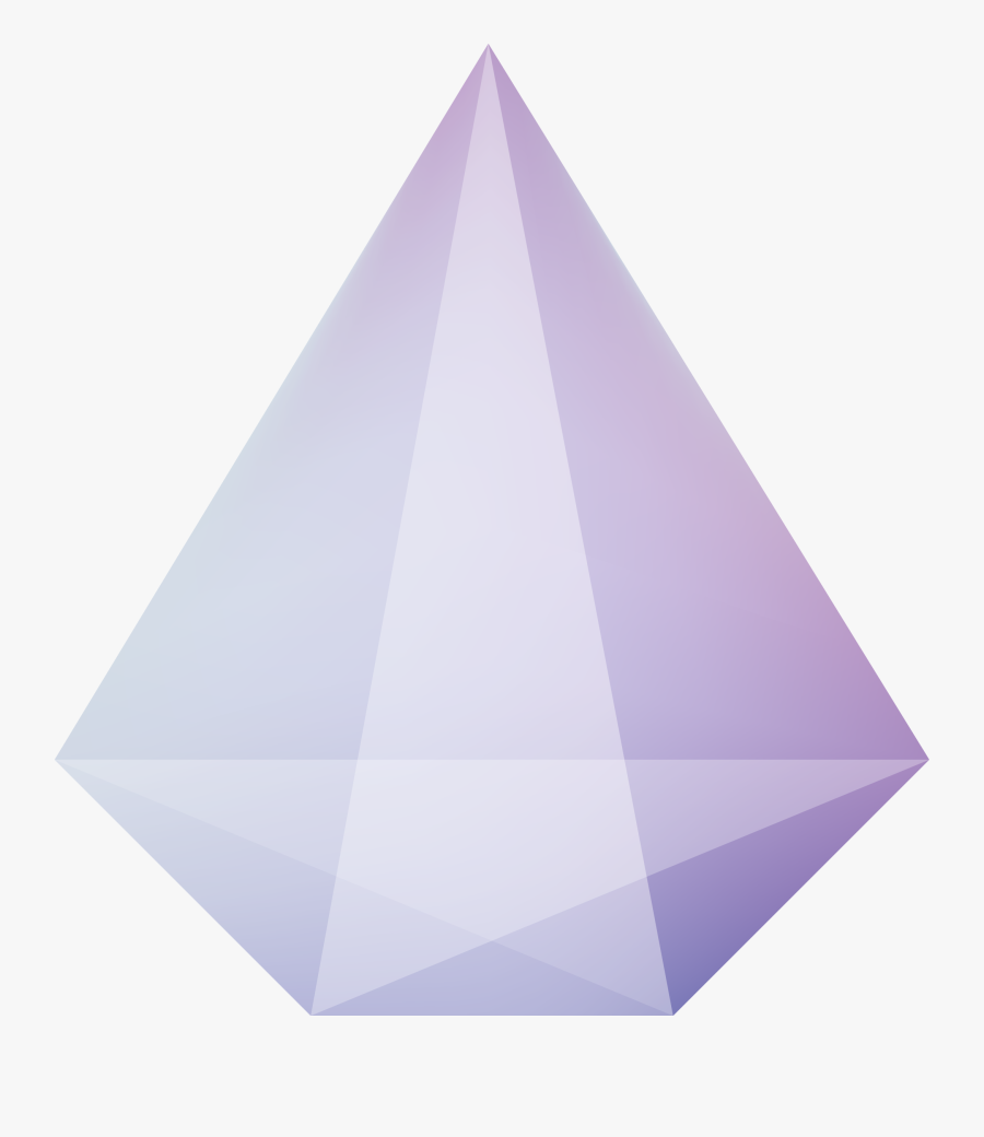 Clip Art Royalty Free Diamond Cut Geometry Block Combination - Triangle, Transparent Clipart