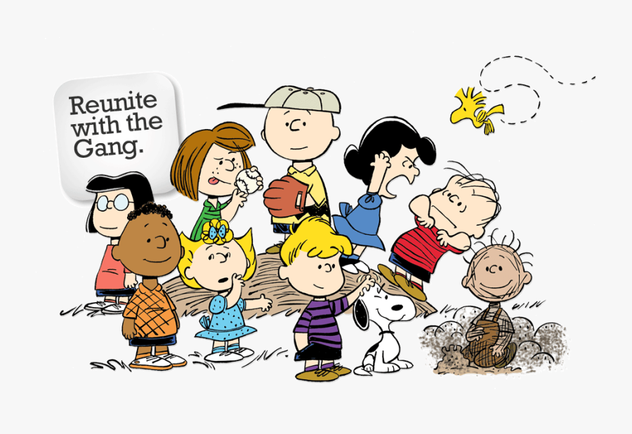 Gang And Peanuts Image - Snoopy Charlie Brown Birthday, Transparent Clipart