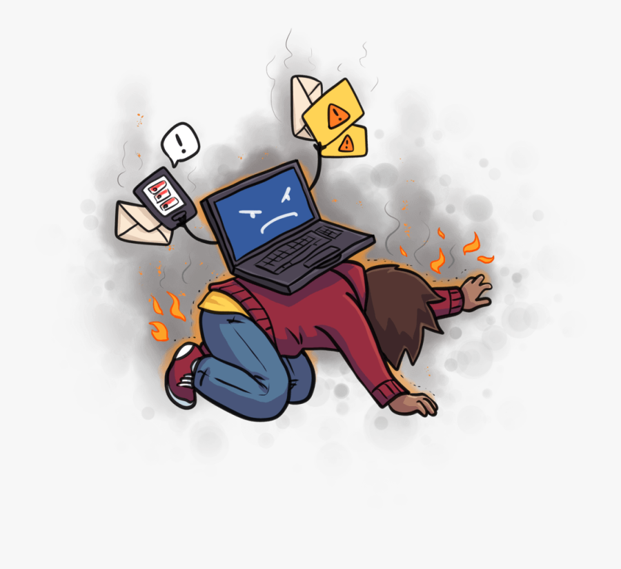 Card Image Cap - Occupational Burnout, Transparent Clipart