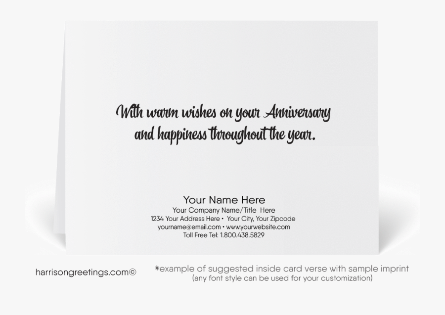 Vintage Happy Anniversary Greeting Cards, Transparent Clipart