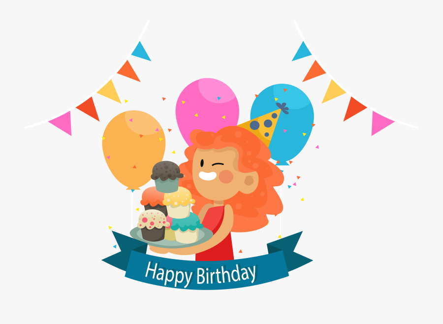 Clip Free Cake Happy To You - Happy 50th Birthday Transparent Vector, Transparent Clipart