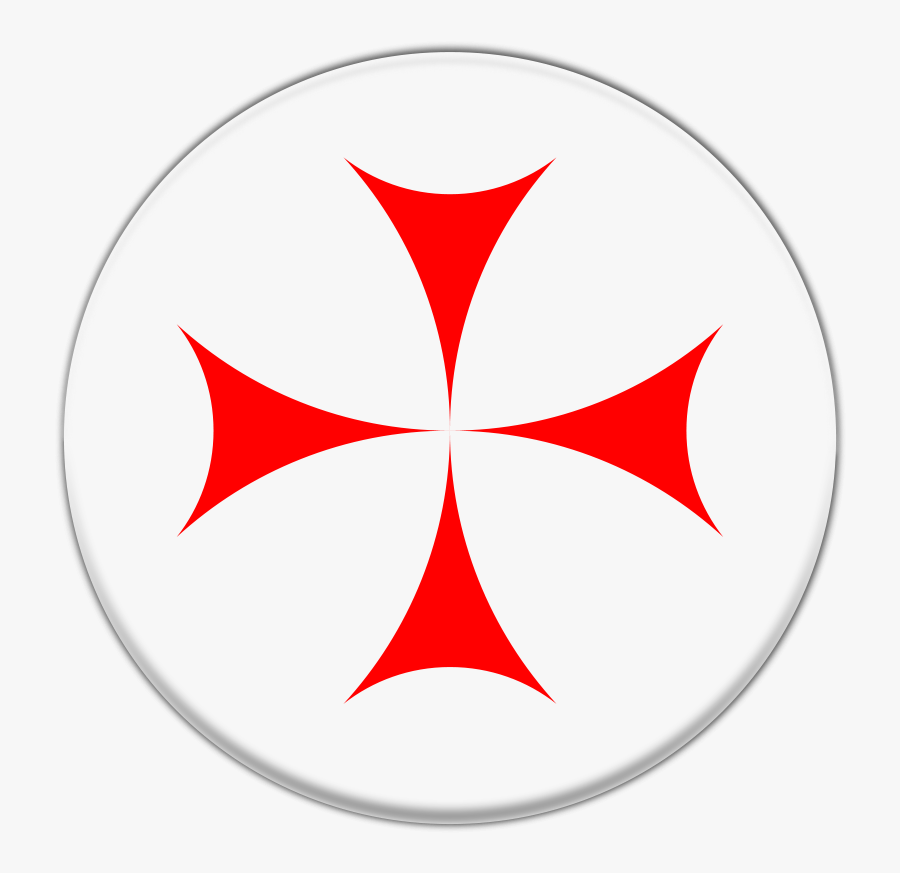 Cross, Empty Tomb Free Croce Templare03 - Knight Templar Symbol, Transparent Clipart