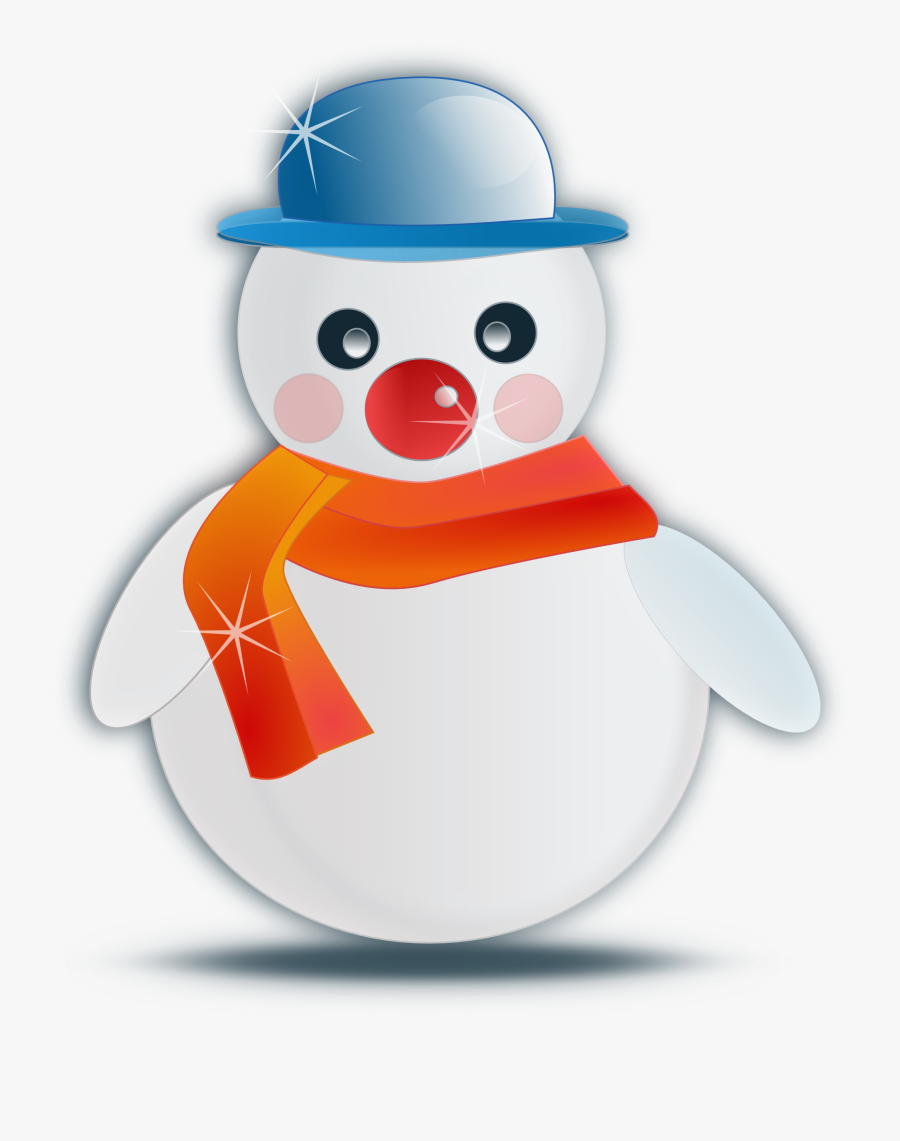 Cartoon Snow Man Png, Transparent Clipart