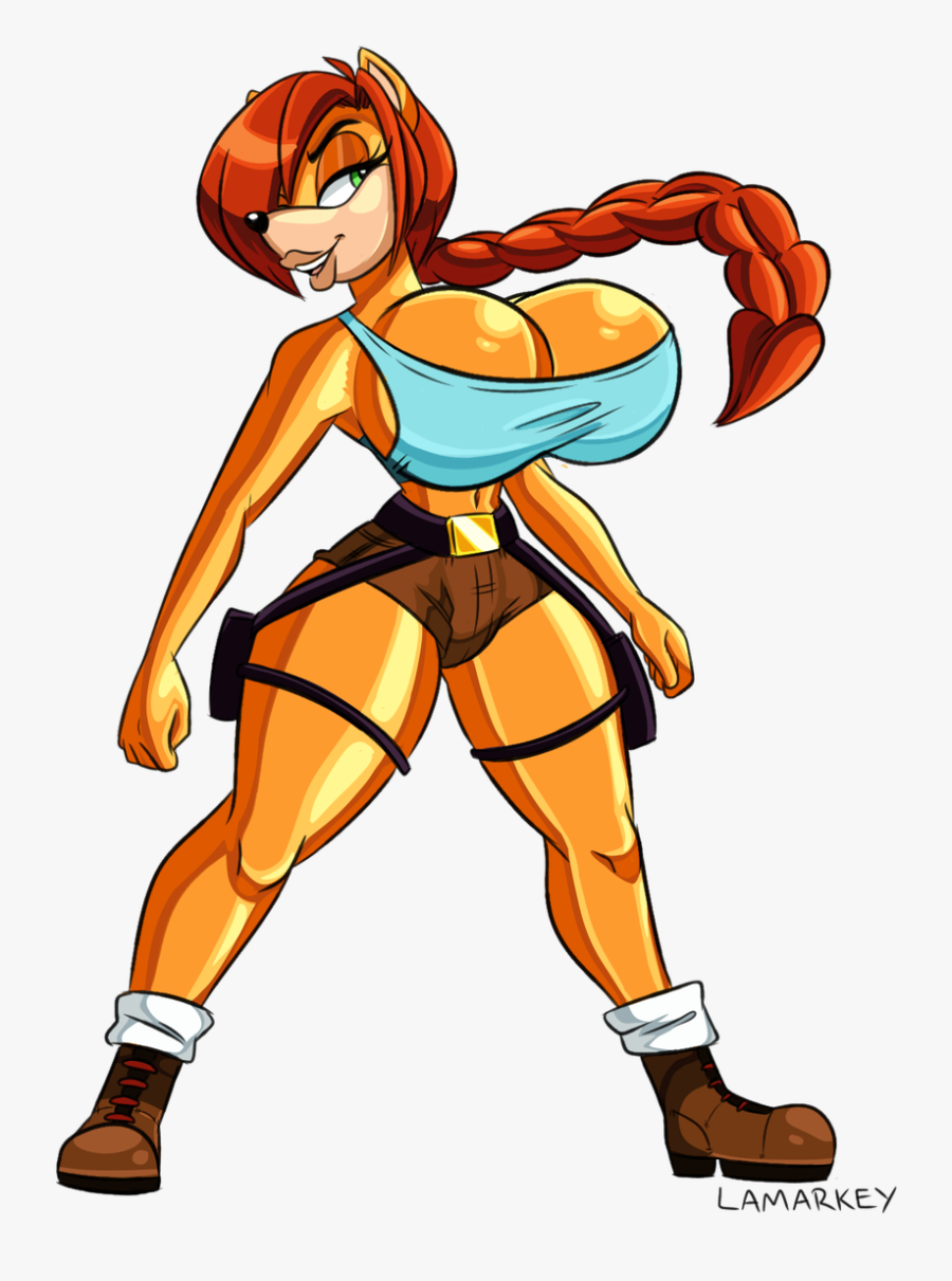 Lamarkey Cartoon Fictional Character Clip Art Muscle - Crash Bandicoot Tomb Raider, Transparent Clipart