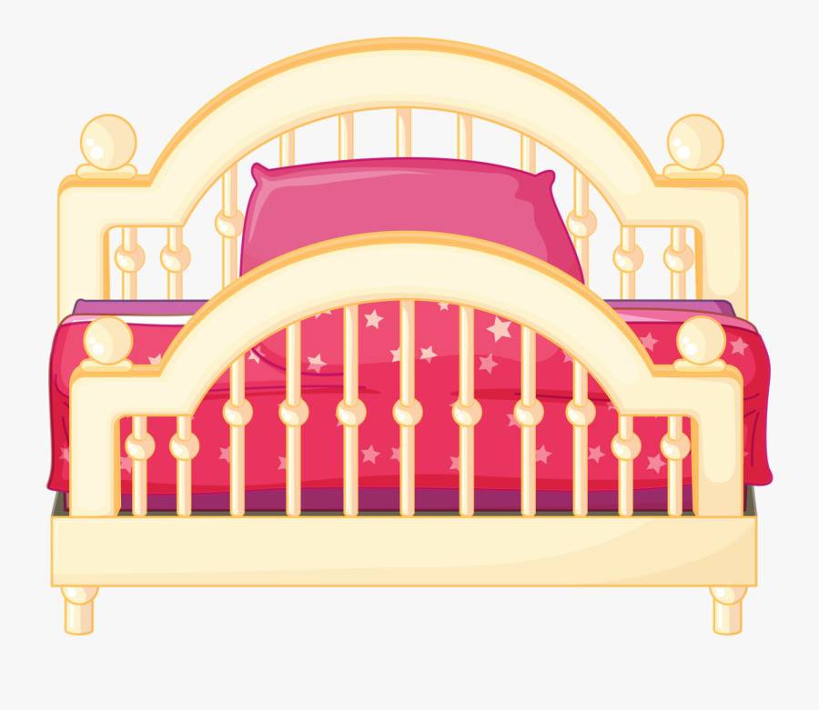 Bedroom Clip Art , Png Download - Desenho De Um Quarto De Menina, Transparent Clipart