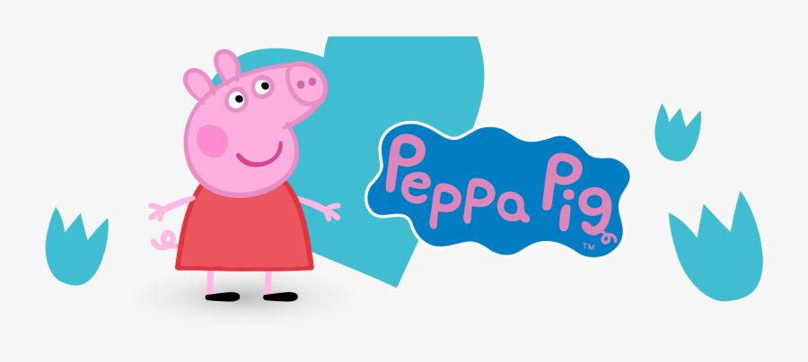 Peppa Pig Png Logo, Transparent Clipart