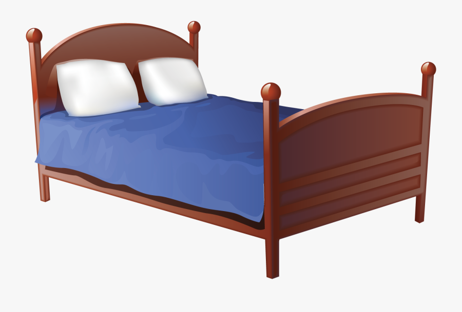 Bed Frame Clip Art - Transparent Background Bed Clipart, Transparent Clipart