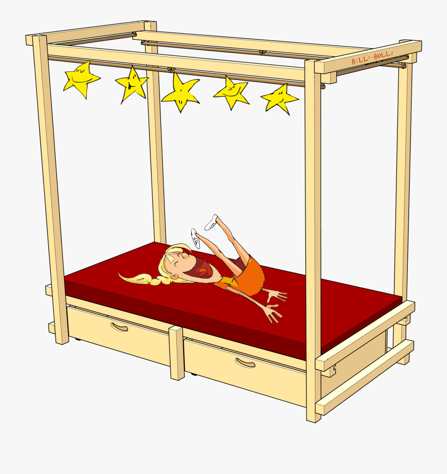 A Cosy Bed For Teens Who Want To Sleep On A Low Sleeping - Cama Madera Niño Con Dosel, Transparent Clipart