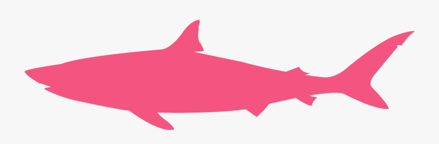 Shark Tail Silhouette, Transparent Clipart