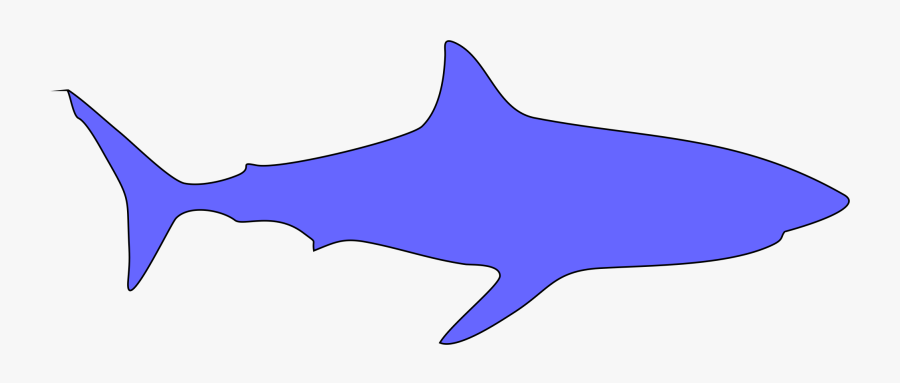 Shark Appliques 6in, Transparent Clipart