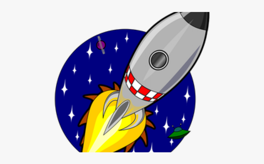 Cartoon Rocket, Transparent Clipart