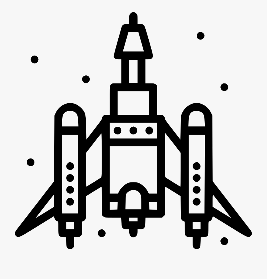 Spaceship Svg Retro - Retro Spaceship Png, Transparent Clipart