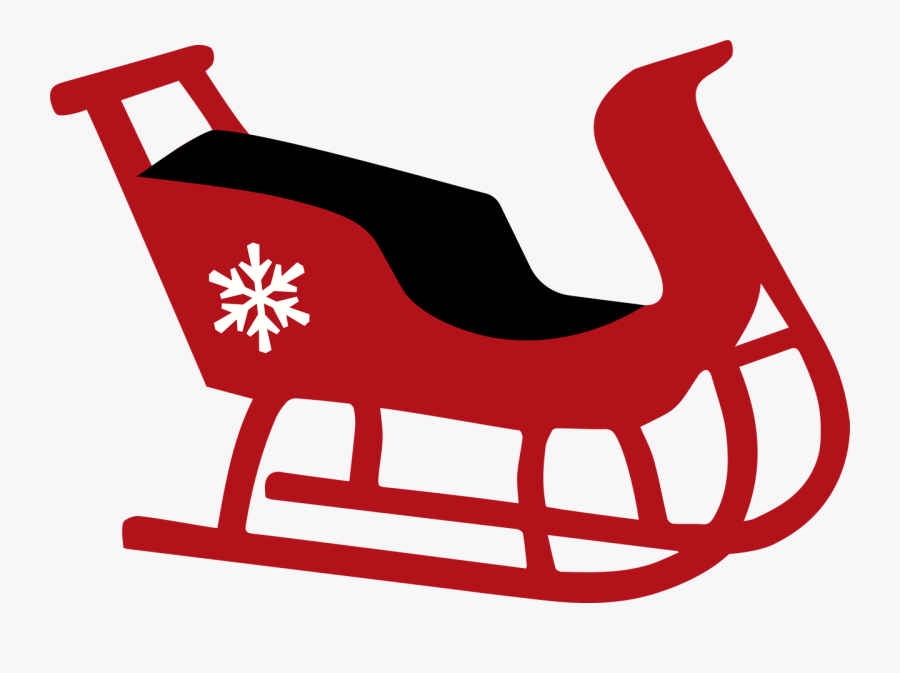 Sled, Transparent Clipart