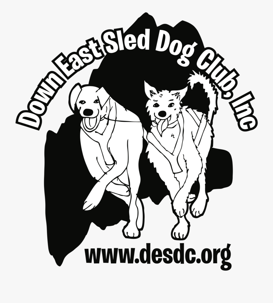 Down East Sled Dog Club - Poster, Transparent Clipart
