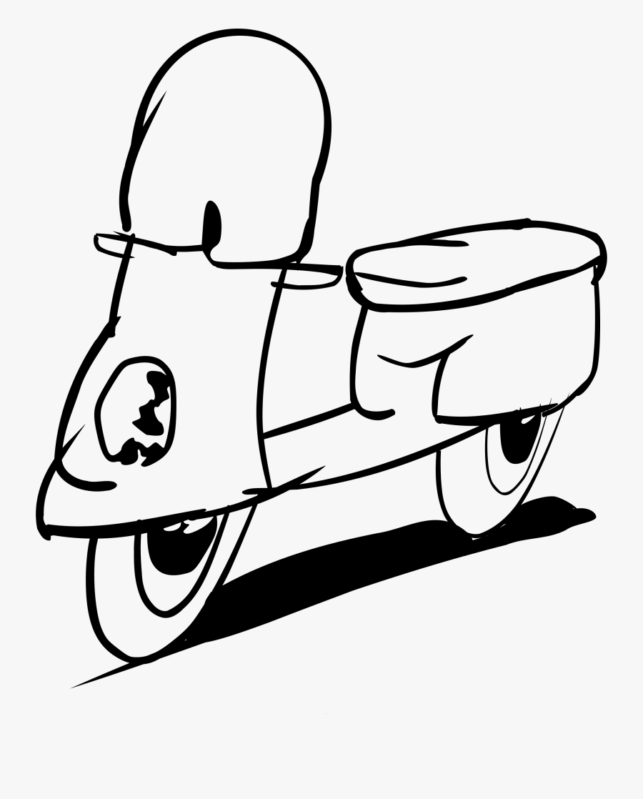 Skuter Bojanka, Transparent Clipart