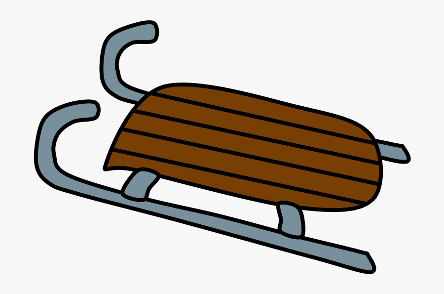 Transparent Winter Sled Clipart, Transparent Clipart