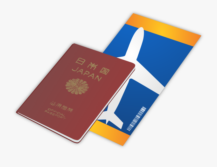 Japanese Passport And Ticket - Visa Passport Service Png, Transparent Clipart