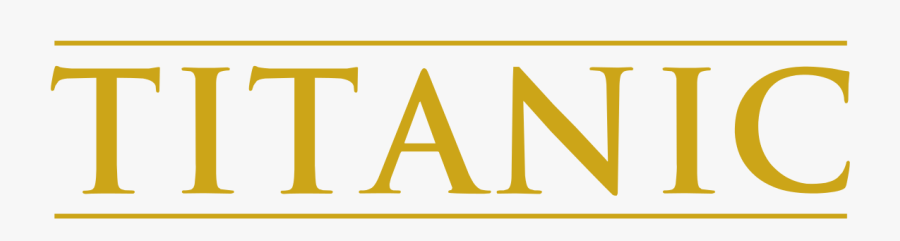 Titanic Movie Logo Png, Transparent Clipart