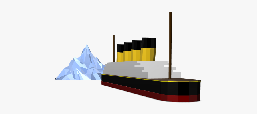 Titanic Iceberg - Graphic Design, Transparent Clipart
