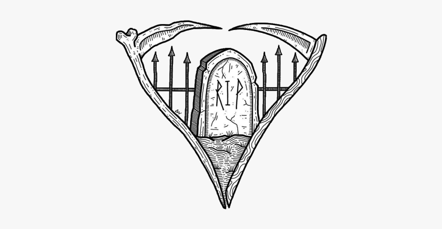 Coffin Clipart Transparent Tumblr - Spider Drawing, Transparent Clipart