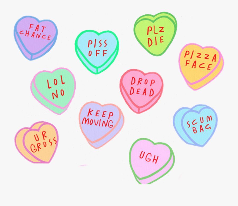 Transparent Tumblr Png - Aesthetic Hearts Png Transparent, Transparent Clipart