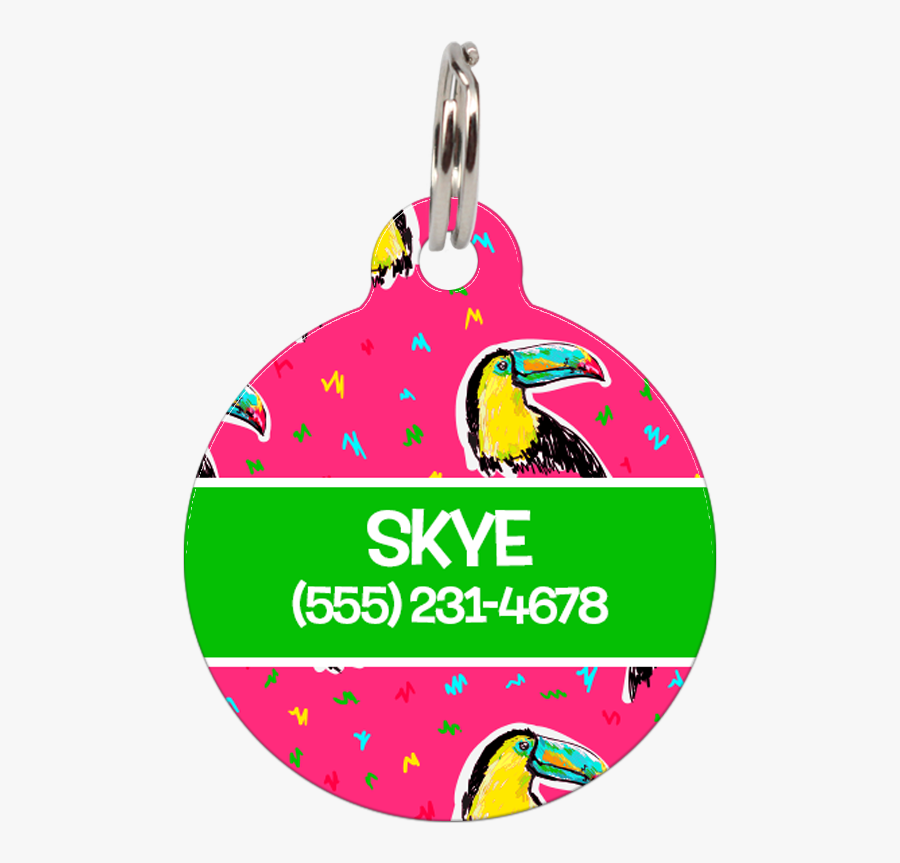 Green Toucans Personalized Dog Id Tag For Pets"
 Class="lazyload - Winter Soldier Marvel Logo, Transparent Clipart