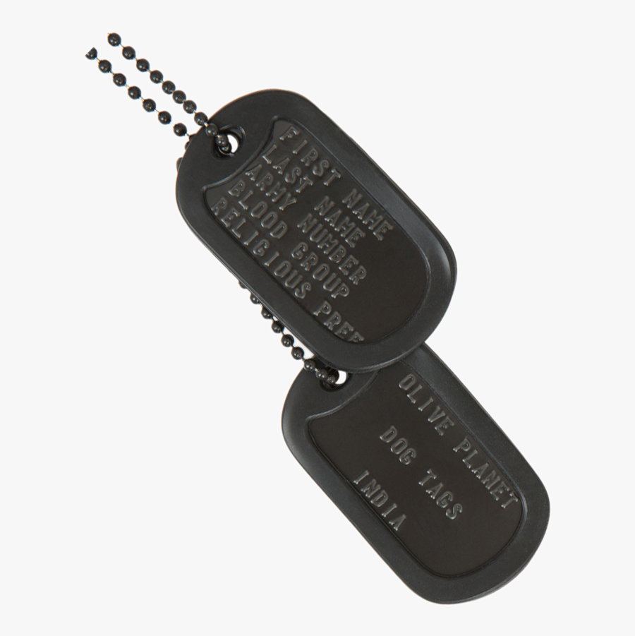 Dog Tag Pet Tag Military Army - Indian Army Dog Tags, Transparent Clipart