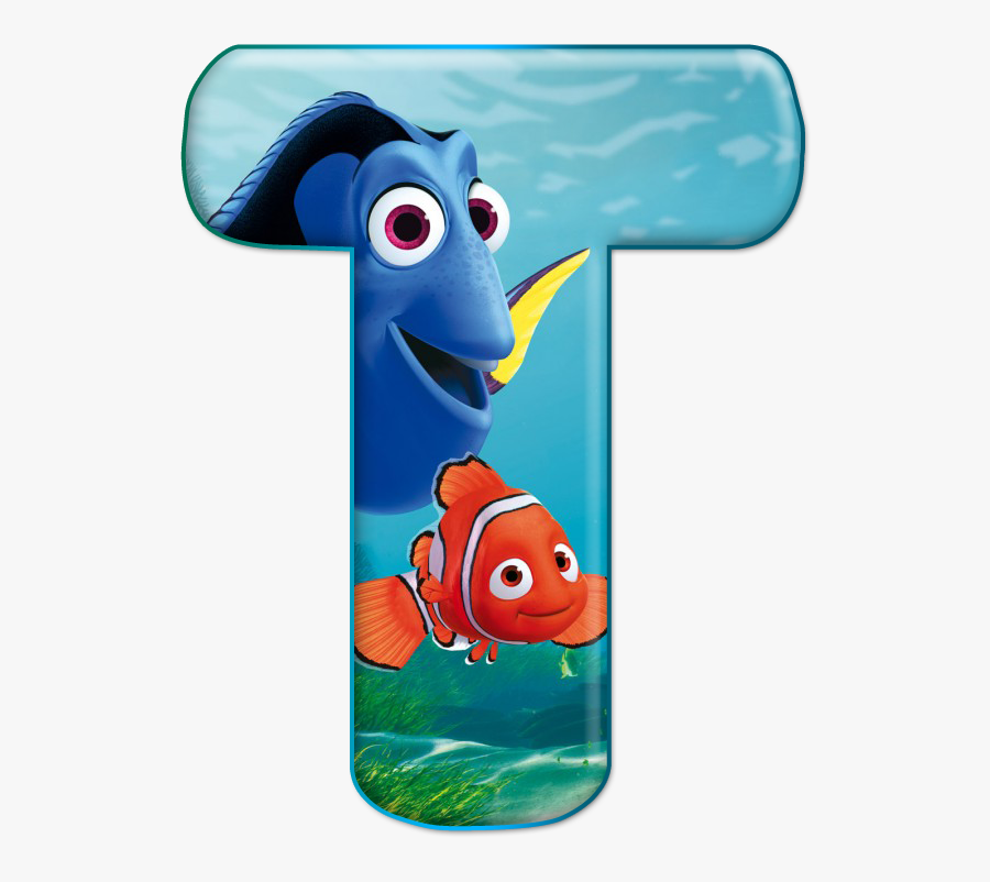 Abecedario Buscando A Nemo Y Buscando A Dory - Letras De Buscando A Nemo, Transparent Clipart