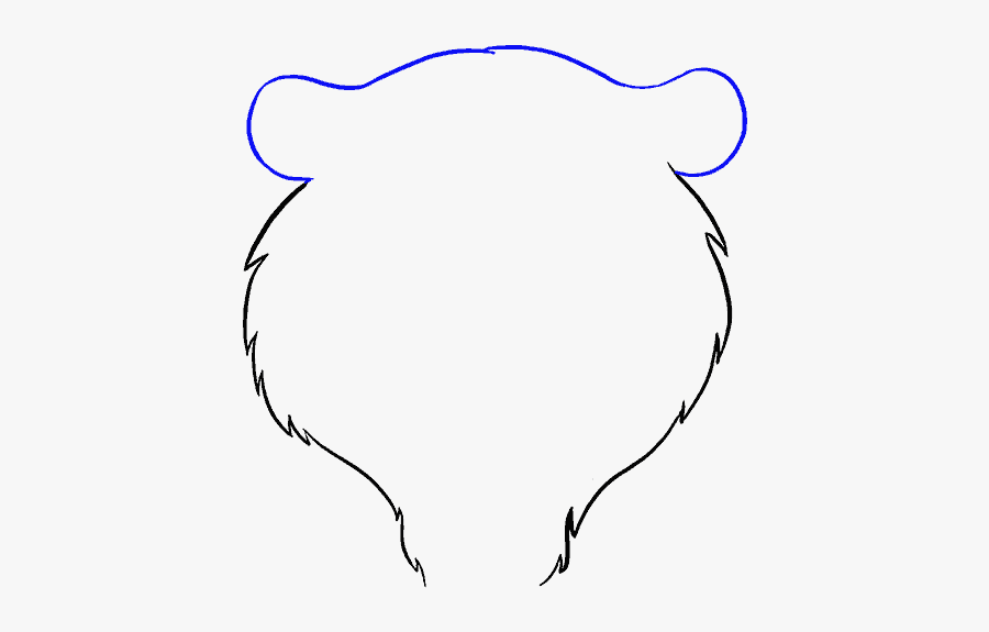 How To Draw Tiger Face - Sketch, Transparent Clipart