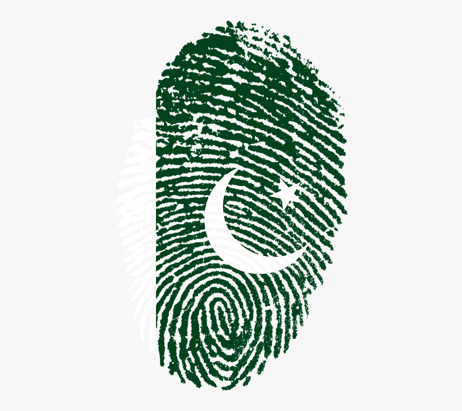 Pakistan, Flag, Fingerprint, Country, Pride, Identity - Pakistan Flag Fingerprint, Transparent Clipart