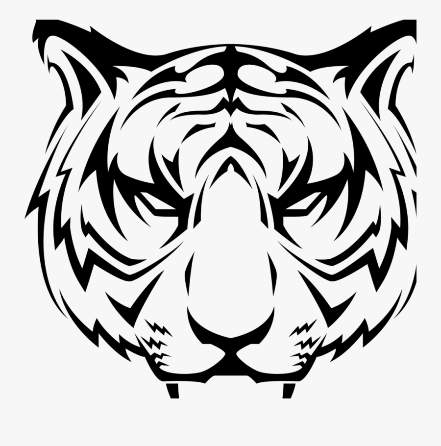 Tiger Logo Vector Tiger Head Symbolby Skurpix - Tiger Face Vector Png, Transparent Clipart