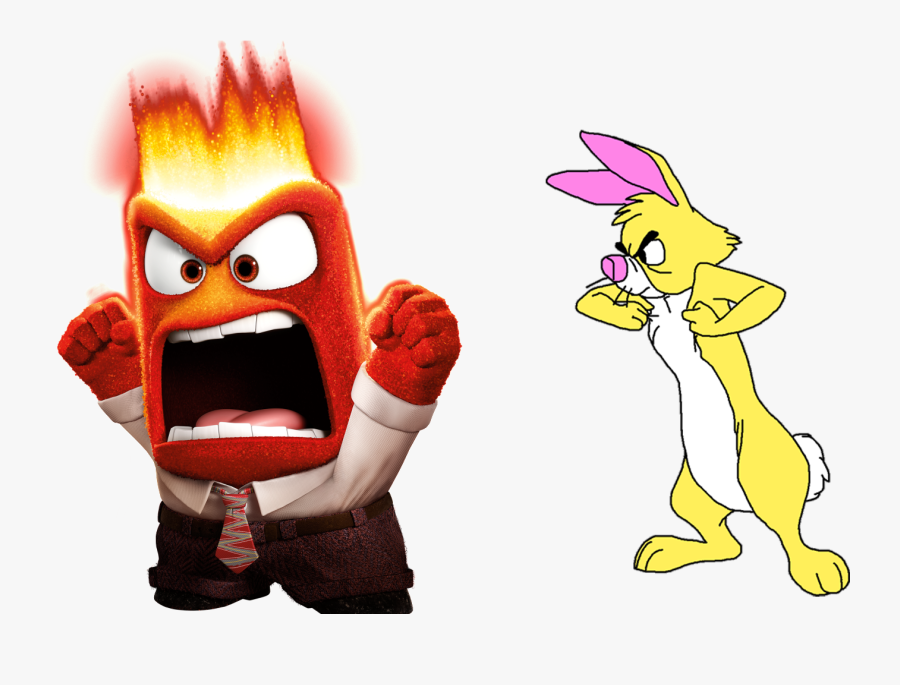 Inside Out Angry Character, Transparent Clipart
