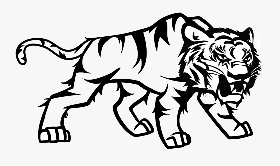 Black Tiger Logo Png, Transparent Clipart