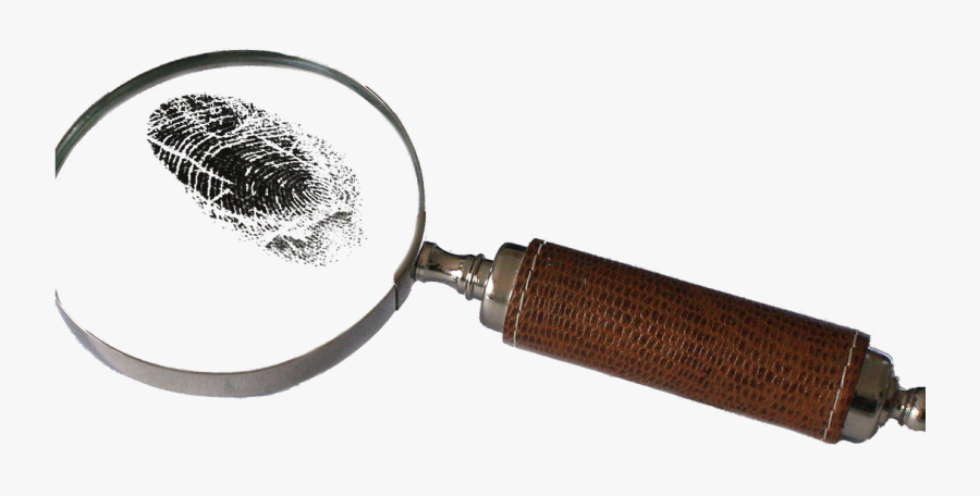 Transparent Fingerprints Png - Transparent Old Magnifying Glass, Transparent Clipart