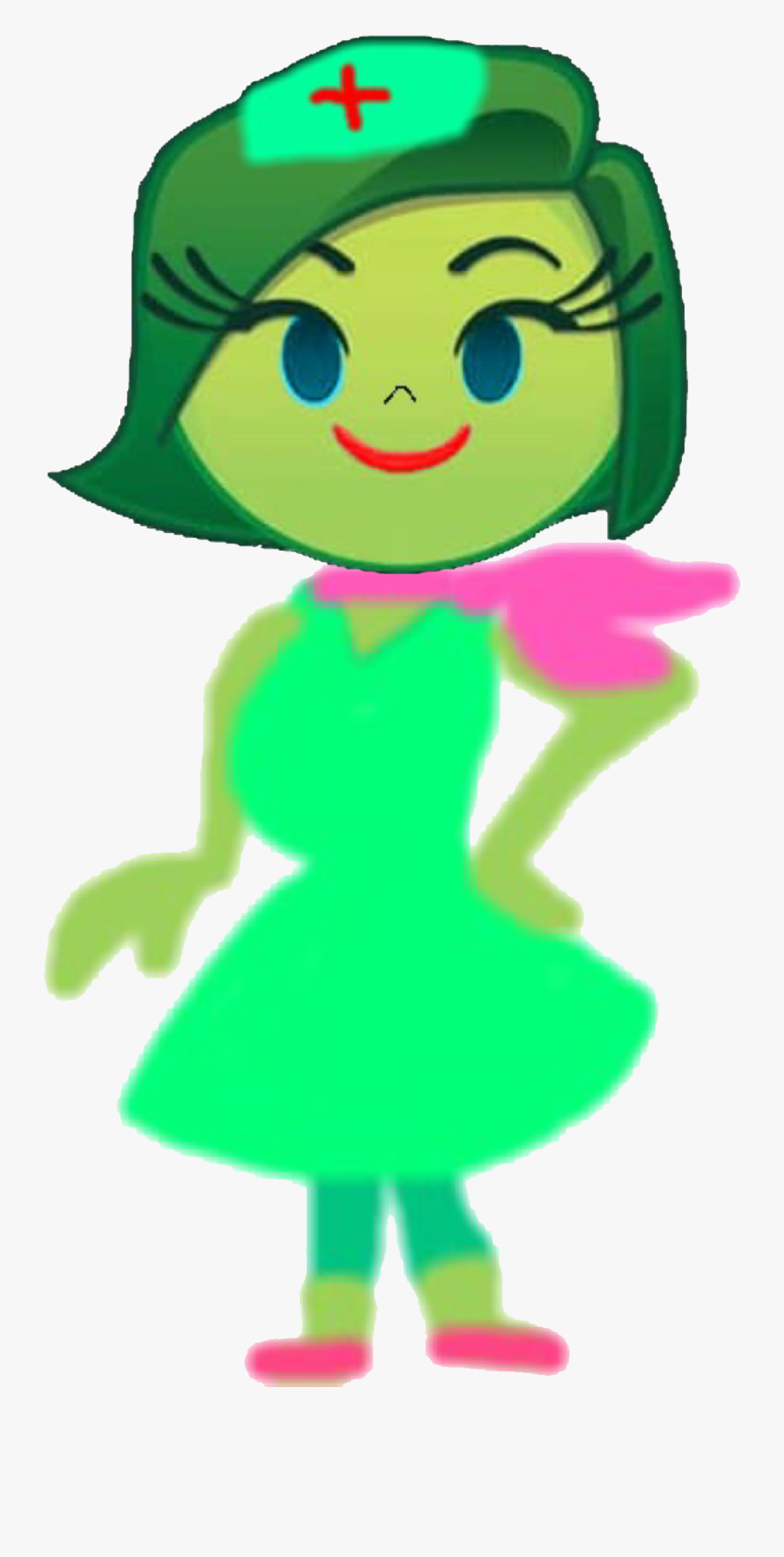 Nurse Disgust Rpg - Disney Emoji Blitz Inside Out, Transparent Clipart