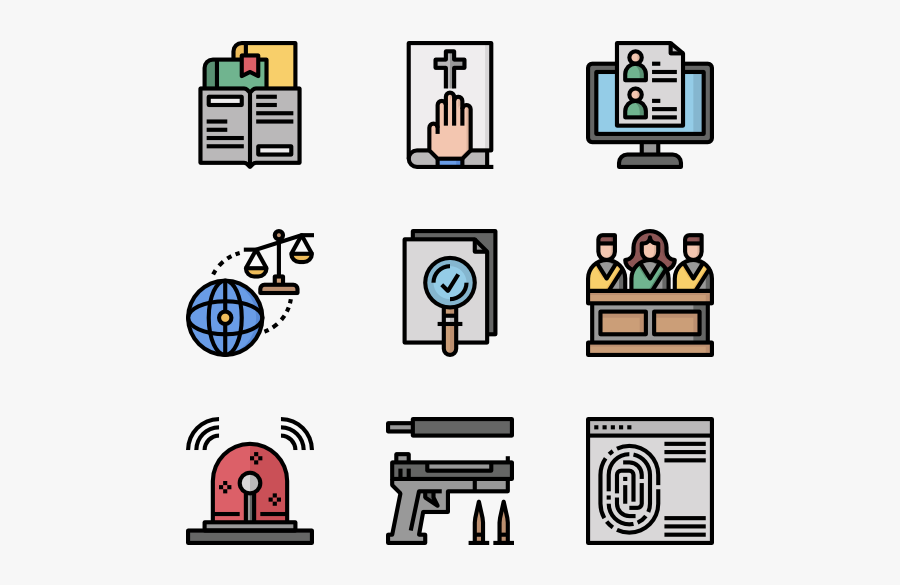 Law And Justice, Transparent Clipart