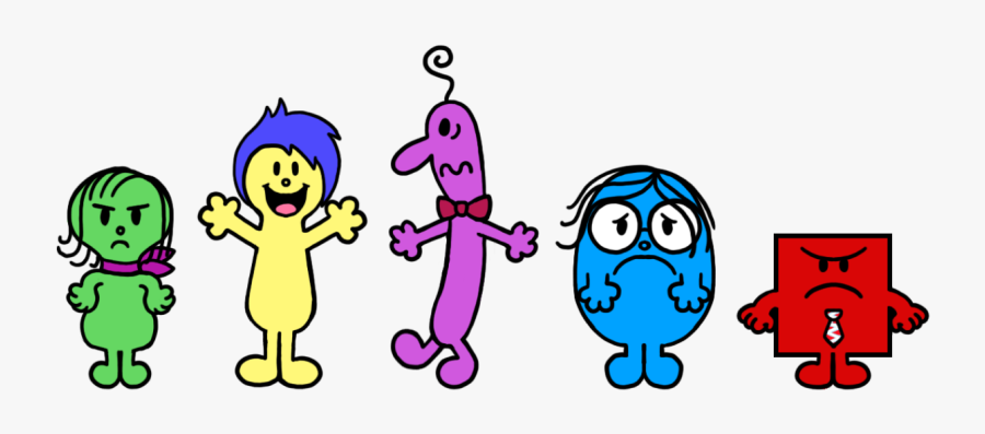 The Emotions From Disney& Pixar’s Inside Out In The - Mr Men And Little Miss Emotions, Transparent Clipart