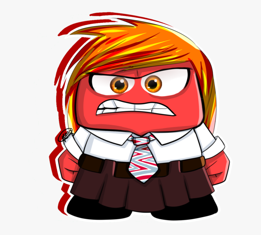 Inside Out - Anger *genderben - Anger Inside Out Genderbend, Transparent Clipart