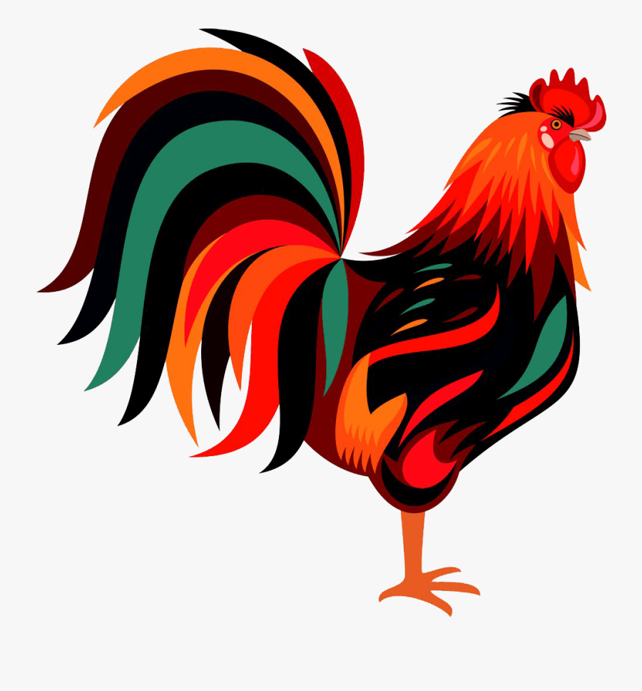 Rooster Clip Art, Transparent Clipart